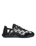 Bild in Galerie-Betrachter laden, Dolce & Gabbana Black Logo Lace Up Low Top NS1 Sneakers Shoes
