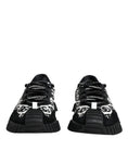 Bild in Galerie-Betrachter laden, Dolce & Gabbana Black Logo Lace Up Low Top NS1 Sneakers Shoes
