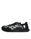 Bild in Galerie-Betrachter laden, Dolce & Gabbana Black Logo Lace Up Low Top NS1 Sneakers Shoes
