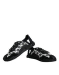 Bild in Galerie-Betrachter laden, Dolce & Gabbana Black Logo Lace Up Low Top NS1 Sneakers Shoes
