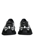 Bild in Galerie-Betrachter laden, Dolce & Gabbana Black Logo Lace Up Low Top NS1 Sneakers Shoes
