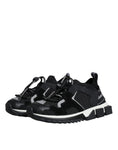 Bild in Galerie-Betrachter laden, Dolce & Gabbana Black Mesh Sorrento Trekking Sneakers Shoes
