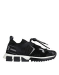 Bild in Galerie-Betrachter laden, Dolce & Gabbana Black Mesh Sorrento Trekking Sneakers Shoes
