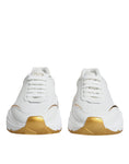 Bild in Galerie-Betrachter laden, Dolce & Gabbana Gold White Daymaster Low Top Sneakers Shoes
