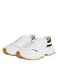 Bild in Galerie-Betrachter laden, Dolce & Gabbana Gold White Daymaster Low Top Sneakers Shoes
