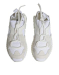 Bild in Galerie-Betrachter laden, Dolce & Gabbana White Mesh Sorrento Trekking Sneakers Shoes
