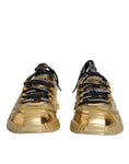 Bild in Galerie-Betrachter laden, Dolce & Gabbana Metallic Gold NS1 Low Top Sneakers Shoes
