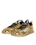 Bild in Galerie-Betrachter laden, Dolce & Gabbana Metallic Gold NS1 Low Top Sneakers Shoes
