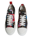 Bild in Galerie-Betrachter laden, Dolce & Gabbana Multicolor Patchwork Low Top Sneakers Shoes
