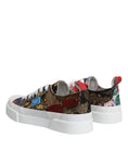 Bild in Galerie-Betrachter laden, Dolce & Gabbana Multicolor Patchwork Low Top Sneakers Shoes
