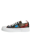 Bild in Galerie-Betrachter laden, Dolce & Gabbana Multicolor Patchwork Low Top Sneakers Shoes
