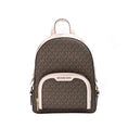 Load image into Gallery viewer, Michael Kors Jaycee Medium Brown Powder Blush PVC Backpack
