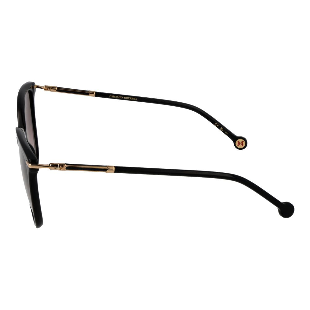 Carolina Herrera Schwarze Frauen Sonnenbrille