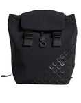 Resmi galeri görüntüleyiciye yükleyin, Dolce & Gabbana Black DG Mania Neoprene Travel Back Pack Bag
