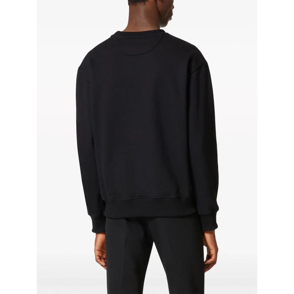 Valentino Schwarzer Baumwollpullover