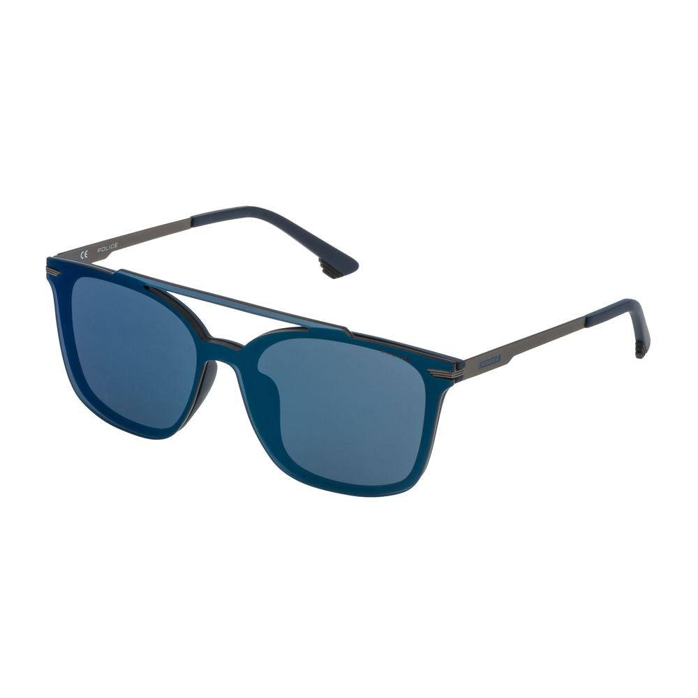 Police Blaue Metall-Sonnenbrille