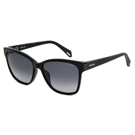 Police Schwarze Acetat-Sonnenbrille