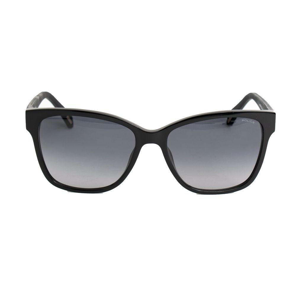 Police Schwarze Acetat-Sonnenbrille