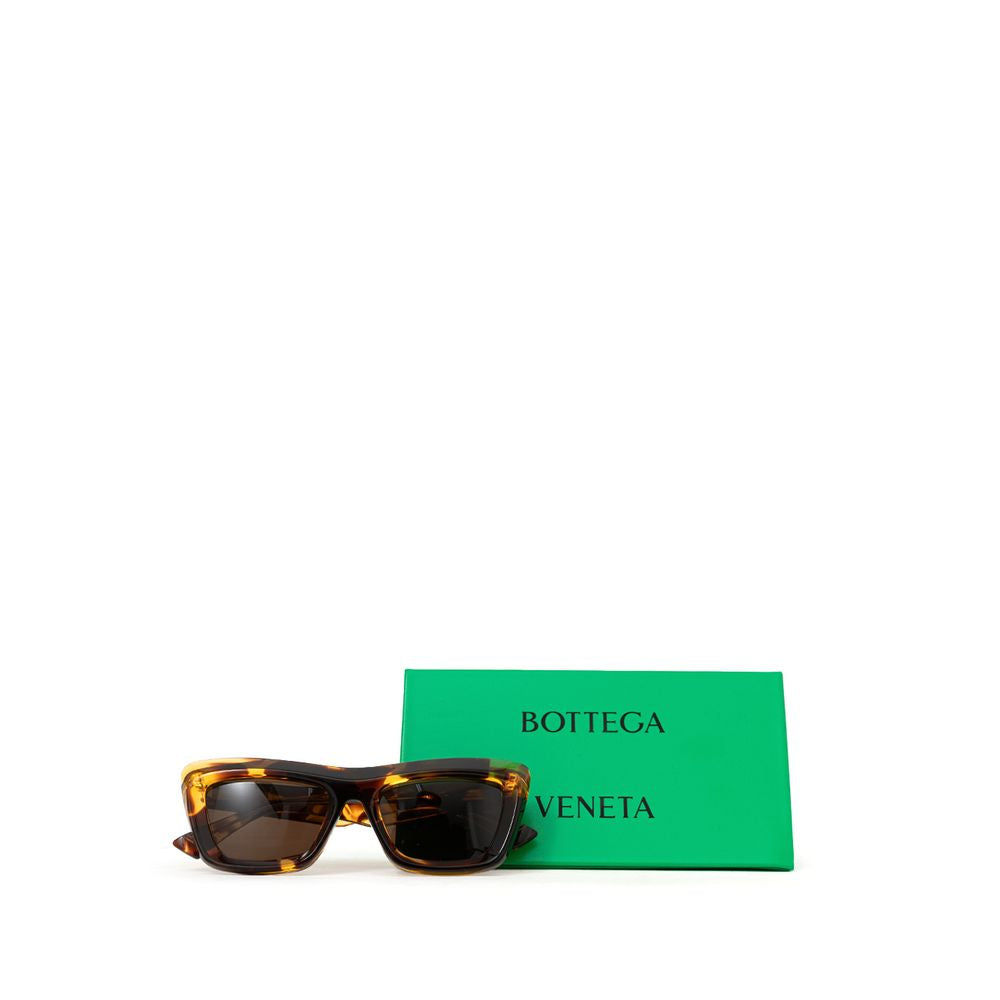 Bottega Veneta Braune Acetat-Sonnenbrille