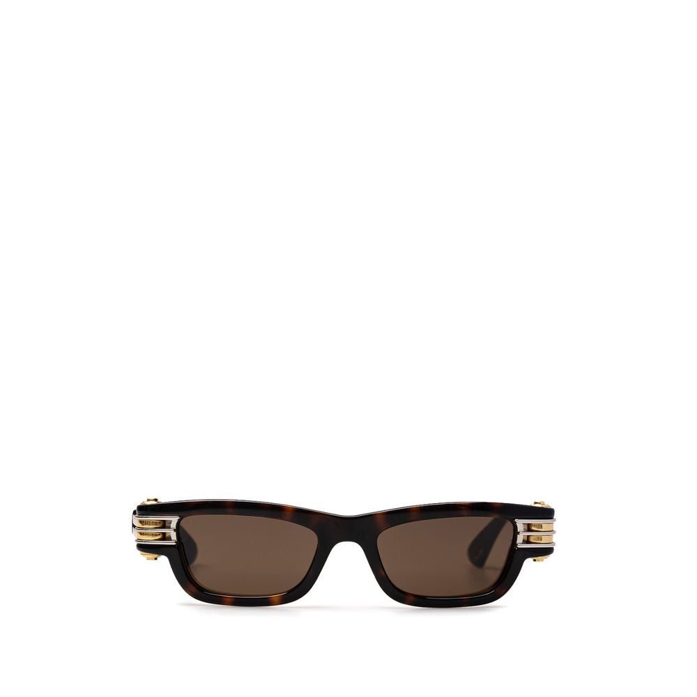 Bottega Veneta Braune Acetat-Sonnenbrille