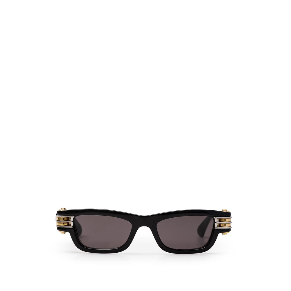 Bottega Veneta Schwarze Acetat-Sonnenbrille