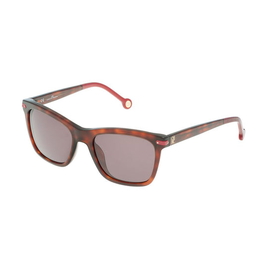 Carolina Herrera Braune Acetat-Sonnenbrille