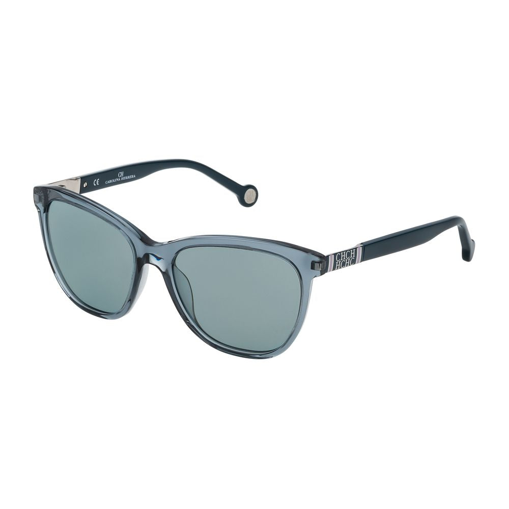 Carolina Herrera Blaue Acetat-Sonnenbrille