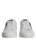 Load image into Gallery viewer, Dolce & Gabbana White Silver Sacred Heart Men Sneakers Shoes
