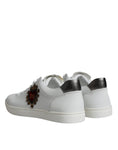 Load image into Gallery viewer, Dolce & Gabbana White Silver Sacred Heart Men Sneakers Shoes
