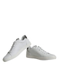 Load image into Gallery viewer, Dolce & Gabbana White Silver Sacred Heart Men Sneakers Shoes
