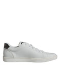 Load image into Gallery viewer, Dolce & Gabbana White Silver Sacred Heart Men Sneakers Shoes
