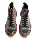 Load image into Gallery viewer, Dolce & Gabbana Multicolor Camouflage High Top Sneakers Shoes
