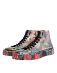 Load image into Gallery viewer, Dolce & Gabbana Multicolor Camouflage High Top Sneakers Shoes
