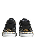 Load image into Gallery viewer, Dolce & Gabbana Black White Portofino Low Top Sneakers Shoes
