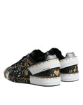 Load image into Gallery viewer, Dolce & Gabbana Black White Portofino Low Top Sneakers Shoes
