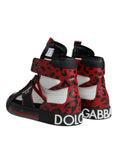 Load image into Gallery viewer, Dolce & Gabbana Multicolor Leather High Top Sneakers Shoes
