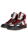 Load image into Gallery viewer, Dolce & Gabbana Multicolor Leather High Top Sneakers Shoes
