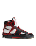 Load image into Gallery viewer, Dolce & Gabbana Multicolor Leather High Top Sneakers Shoes
