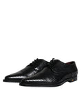 Load image into Gallery viewer, Dolce & Gabbana Black Leather Derby Formal Dress Shoes
