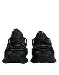 Load image into Gallery viewer, Dolce & Gabbana Black Low Top Space Lace Up Sneakers Shoes
