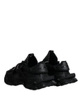 Load image into Gallery viewer, Dolce & Gabbana Black Low Top Space Lace Up Sneakers Shoes
