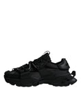 Load image into Gallery viewer, Dolce & Gabbana Black Low Top Space Lace Up Sneakers Shoes
