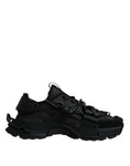 Load image into Gallery viewer, Dolce & Gabbana Black Low Top Space Lace Up Sneakers Shoes
