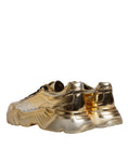 Load image into Gallery viewer, Dolce & Gabbana Gold Leather Daymaster Low Top Sneakers Shoes
