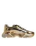 Load image into Gallery viewer, Dolce & Gabbana Gold Leather Daymaster Low Top Sneakers Shoes
