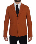 Load image into Gallery viewer, Dolce & Gabbana Elegant orange casual cotton blend blazer
