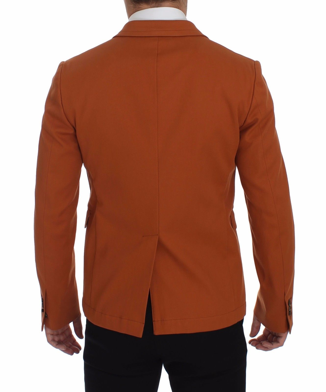 Dolce &amp; Gabbana Elegant orange casual cotton blend blazer