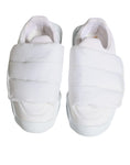 Bild in Galerie-Betrachter laden, Dolce & Gabbana White Padded Fabric Low Top Sneakers Shoes
