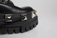 Load image into Gallery viewer, Dolce & Gabbana Black Leather Studded Trekking Boots Shoes
