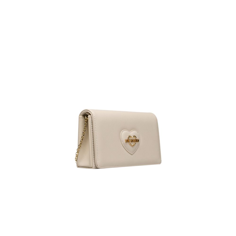 Love Moschino Beige Polyethylen Frauen Crossbody Tasche